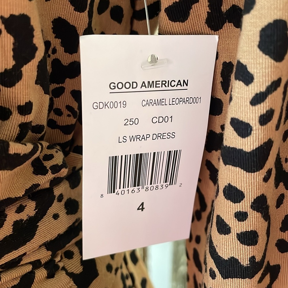 BNWT Good American Wrap‎ Dress - Picture 4 of 9